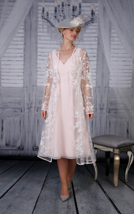 Richard designs dress baby pink