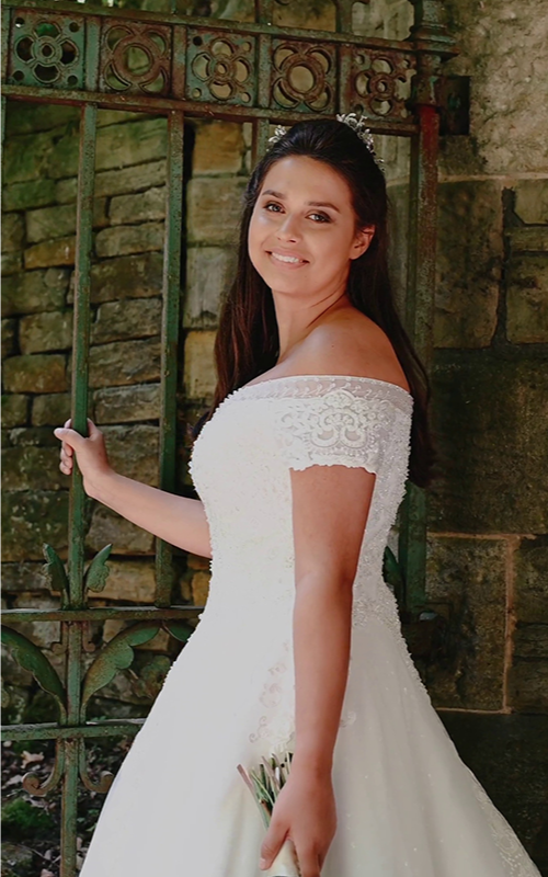 happy bride