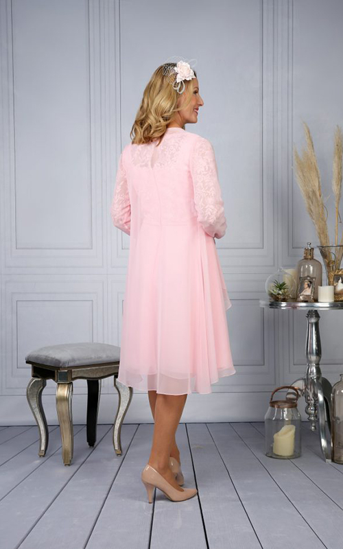 Richard Designs rose petal dress