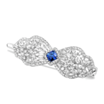 7772 Athena CUBIC ZIRCONIA COLLECTION - CRYSTAL EXTRAVAGANCE HAIR CLIP - CLIP764 SAPPHIRE