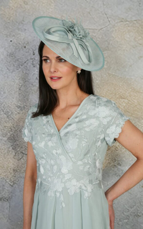 Richard Designs RDAD1301 Delphinium Dress in Solid Colour - Image 5